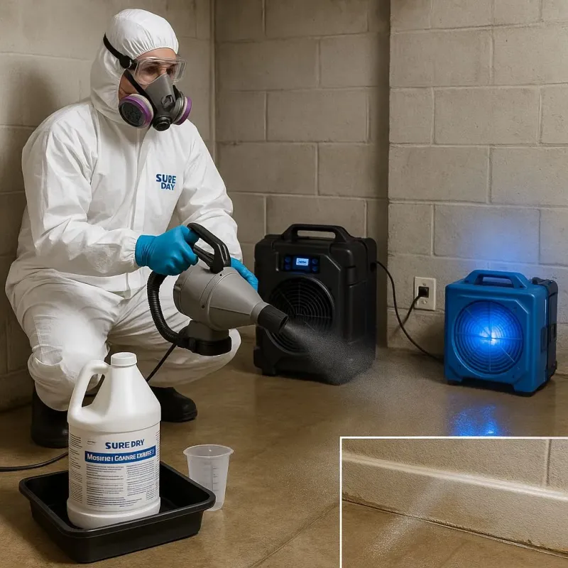 Sanitization and Odor Removal process in Franklin, VA